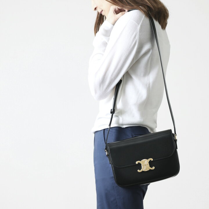 楽天市場】セリーヌ CELINE ショルダーバッグ ブラック レディース 