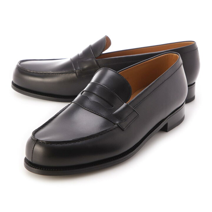 J.M.WESTON180ローファー5.5Fブラックウェストン - ローファー