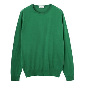 ジョンスメドレー JOHN SMEDLEY クルーネック ニット メンズ hatfield white HATFIELD シーアイランドコットン 30ゲージ STANDARD FIT【返品送料無料】