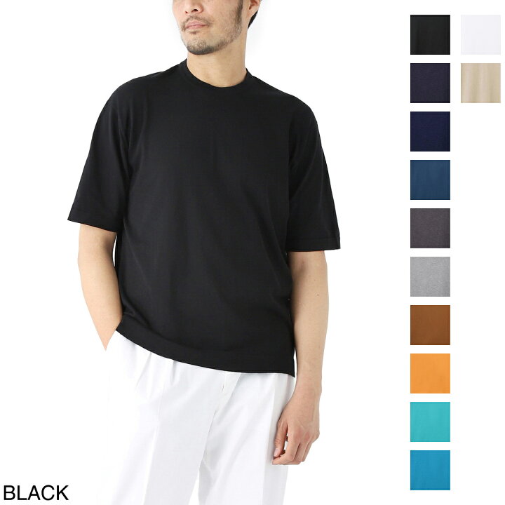 楽天市場】ジョンスメドレー JOHN SMEDLEY クルーネック 半袖ニット 