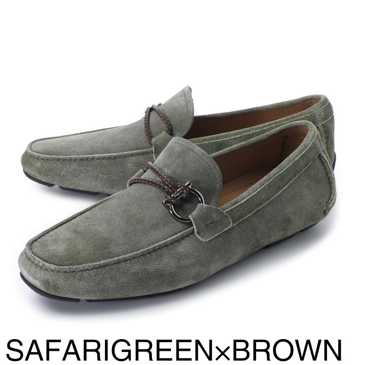 楽天市場】フェラガモ FERRAGAMO ドライビングシューズ スリッポン 