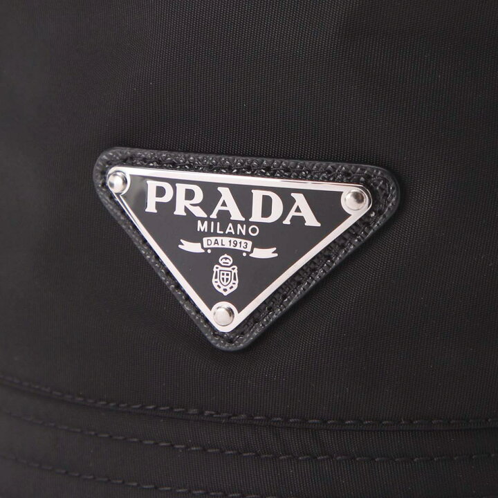 楽天市場】プラダ PRADA バケットハット ブラック 2hc137 2dmi f0002 