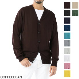 ジョンスメドレー JOHN SMEDLEY カーディガン whitchurch coffeebean WHITCHURCH シーアイランドコットン 30ゲージ STANDARD FIT【あす楽対応_関東】【返品送料無料】[2023SS]