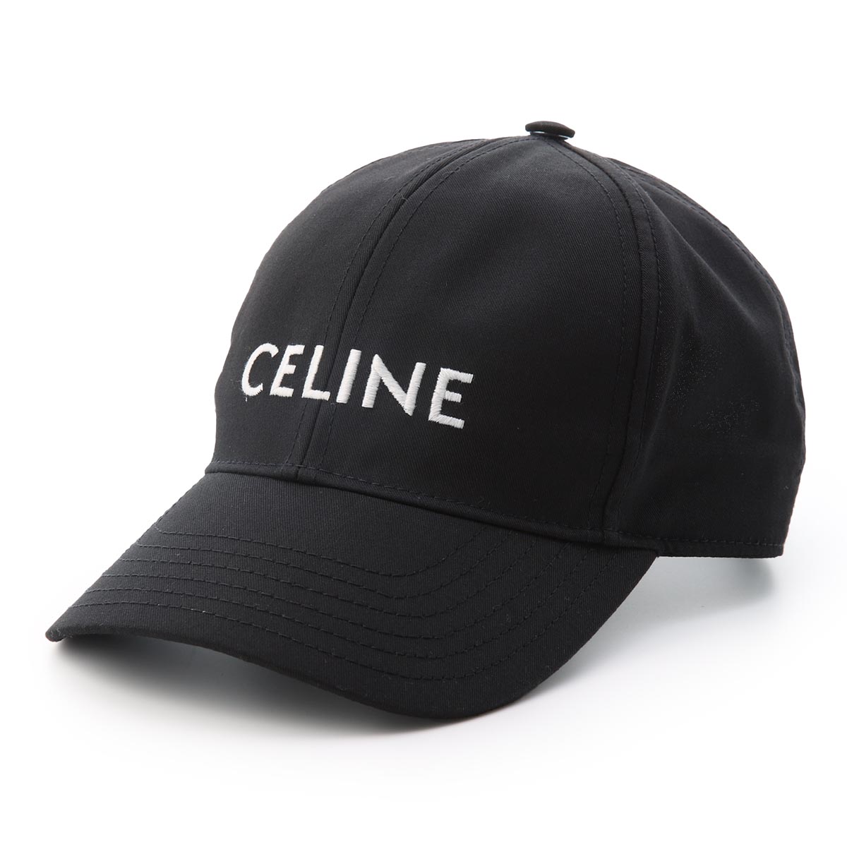 日本製 CELINE セリーヌ CELINE キャップ L - 黒 ポリエステル