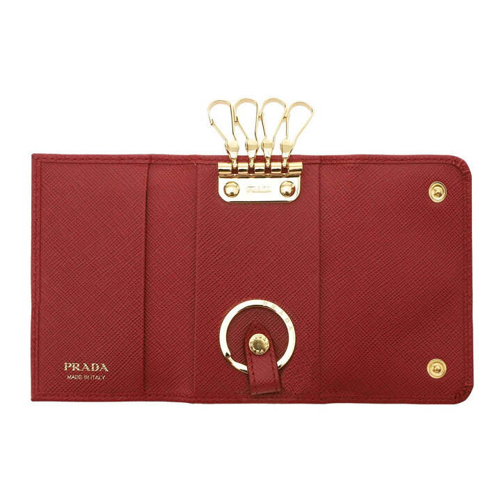 楽天市場】プラダ PRADA キーケース レッド レディース 1pg004 qwa  
