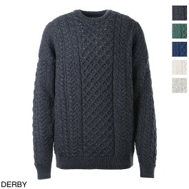 アランウーレンミルズ aran WOOLLEN MILLS クルーネック セーター a823 070【あす楽対応_関東】【返品送料無料】[2023AW]