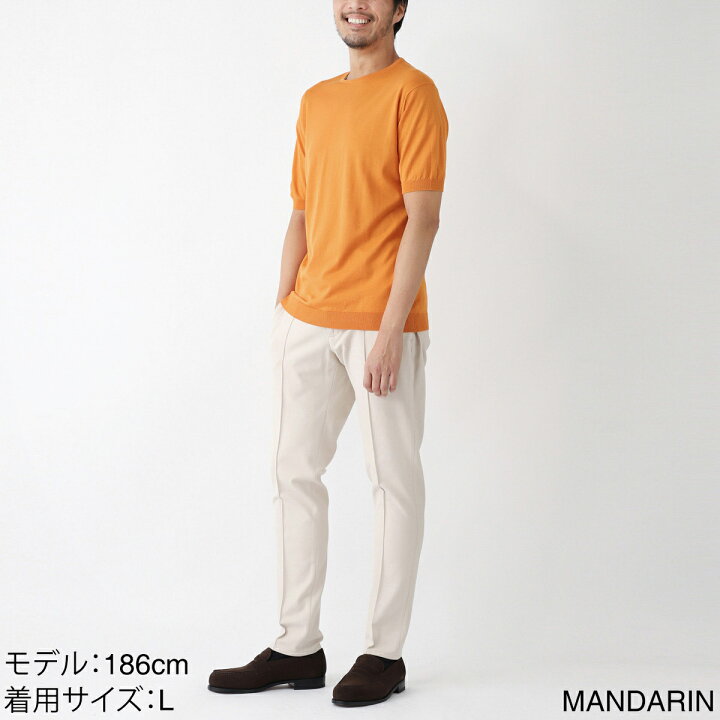 楽天市場】ジョンスメドレー JOHN SMEDLEY クルーネック半袖ニット 