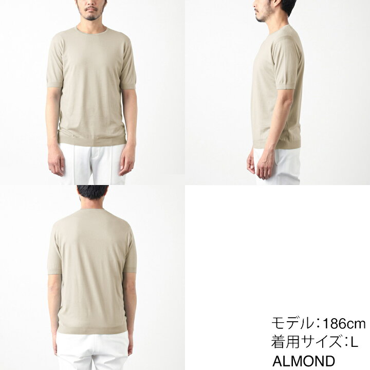 楽天市場】ジョンスメドレー JOHN SMEDLEY クルーネック半袖ニット 