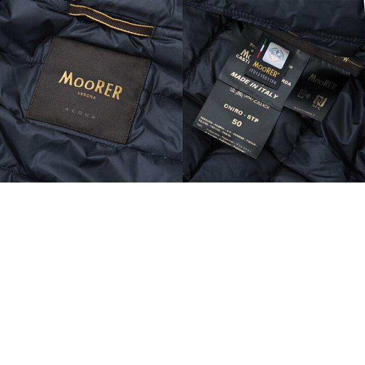 楽天市場】ムーレー MOORER ダウンブルゾン フーデッドブルゾン メンズ 