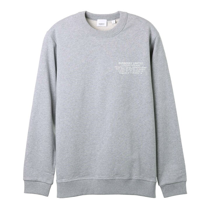 楽天市場】【アウトレット】バーバリー BURBERRY スウェット グレー 