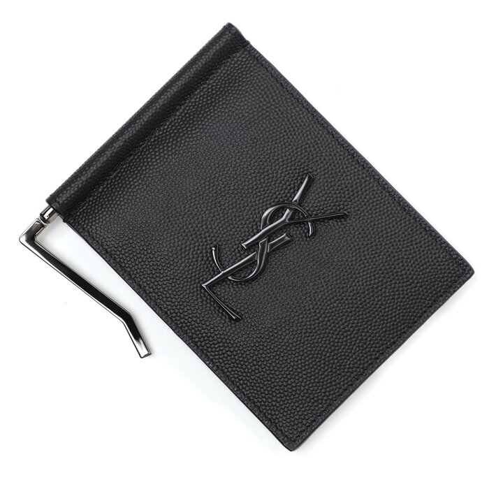 楽天市場】サンローラン SAINT LAURENT マネークリップ 財布 ブラック  