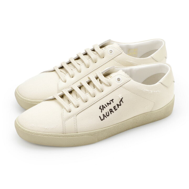 楽天市場 アウトレット サンローラン Saint Laurent スニーカー ベージュ メンズ 大きいサイズあり Gup10 9113 Court Classic Sl 06 返品送料無料 ラッピング無料 モダンブルー楽天市場店