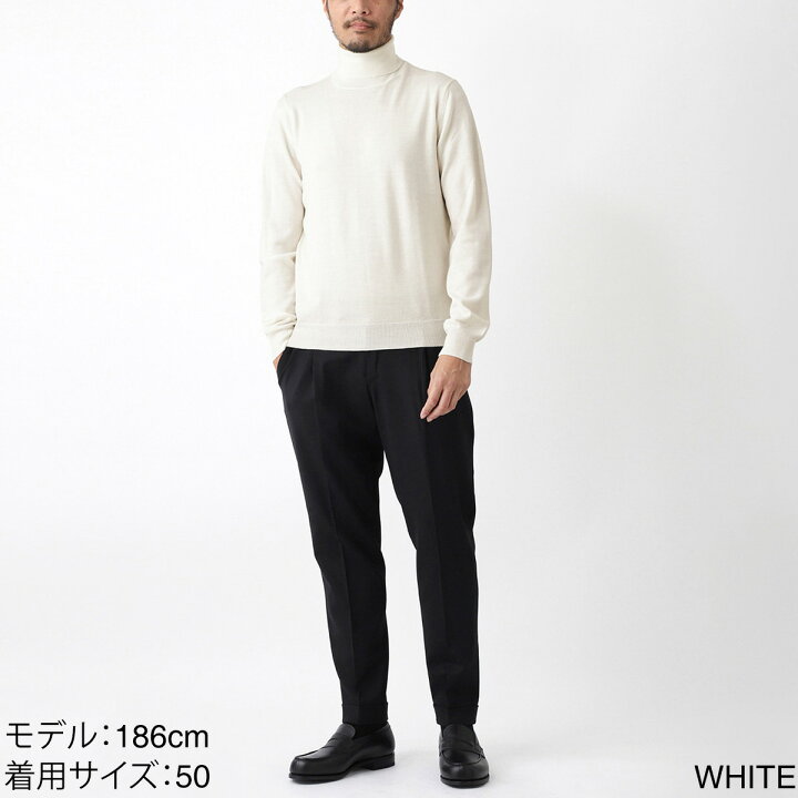 楽天市場】グランサッソ Gran Sasso タートルネックニット ハイネック 