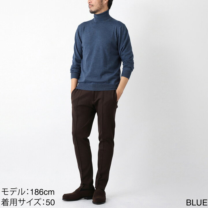 楽天市場】グランサッソ Gran Sasso タートルネックニット ハイネック 