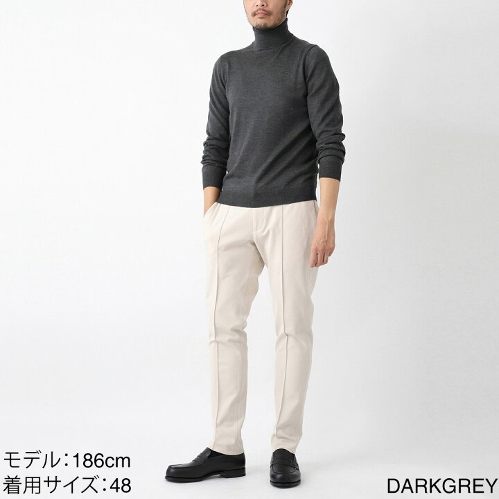楽天市場】グランサッソ Gran Sasso タートルネックニット ハイネック 