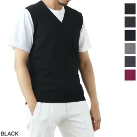 ジョンスメドレー JOHN SMEDLEY ニットベスト hadfield black HADFIELD エクストラファインメリノウール 24ゲージ STANDARD FIT【返品送料無料】[2023AW]