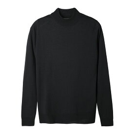 ジョンスメドレー JOHN SMEDLEY モックネック ニット メンズ harcourt silver HARCOURT エクストラファインメリノウール 30ゲージ STANDARD FIT【返品送料無料】[2025AW]