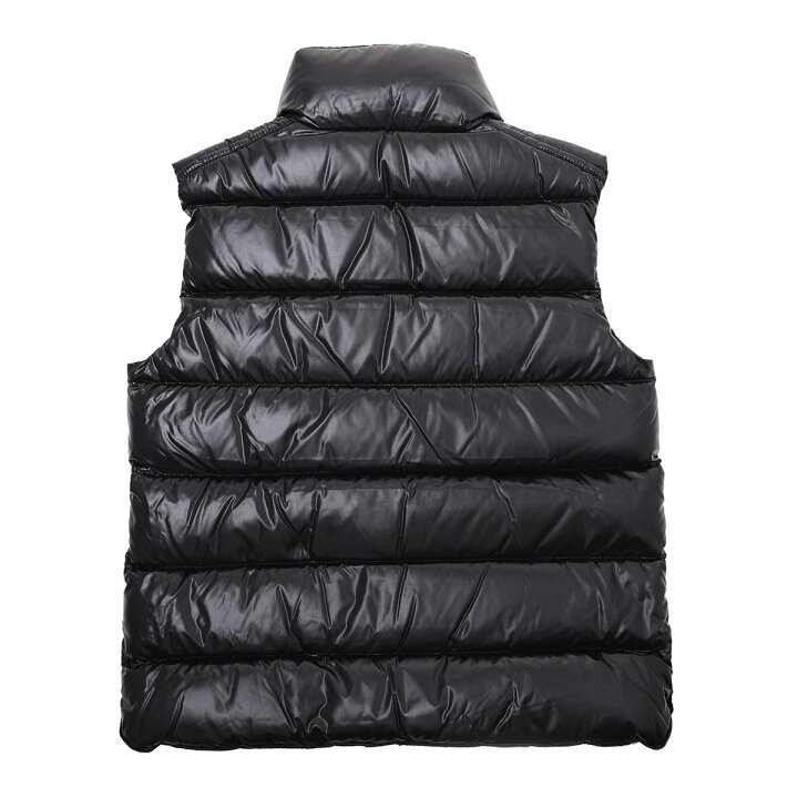 美品モンクレールTIBGILET ダウンベストブラックサイズ3 メンズ