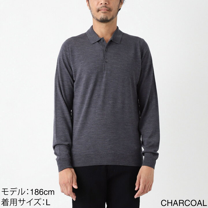 楽天市場】ジョンスメドレー JOHN SMEDLEY 長袖 ポロシャツ メンズ 