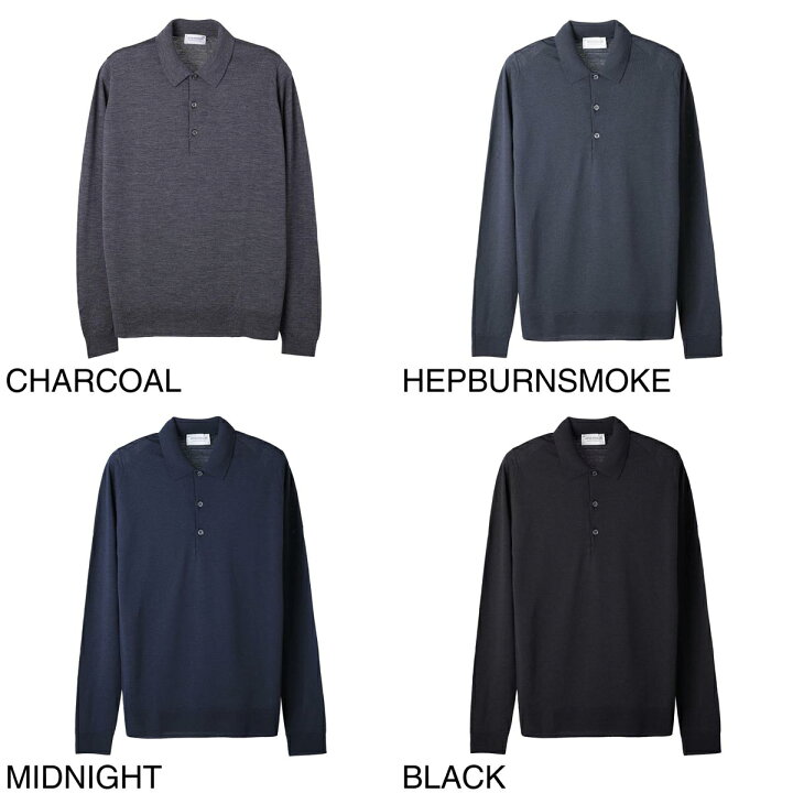 楽天市場】ジョンスメドレー JOHN SMEDLEY 長袖 ポロシャツ メンズ 