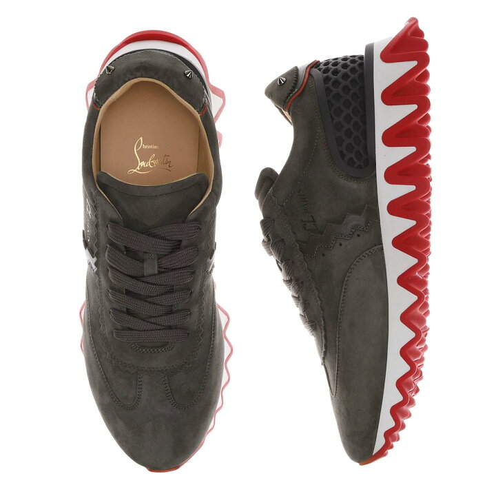 楽天市場 アウトレット クリスチャンルブタン Christian Louboutin スニーカー グレー メンズ 大きいサイズあり E424 Ombre Loubishark あす楽対応 関東 返品送料無料 ラッピング無料 モダンブルー楽天市場店