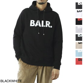 ボーラー BALR. パーカ メンズ brand hoodie black white BRAND HOODIE ATHLETIC FIT ブランド フーディ アスレチック フィット【返品送料無料】【ラッピング無料】[2023SS]