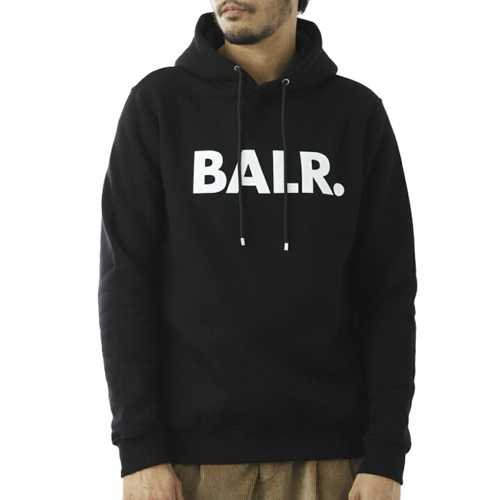 楽天市場】ボーラー BALR. パーカ メンズ brand hoodie black white  