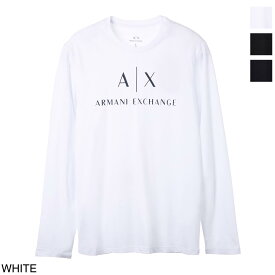 【4/25限定!当選確率1/2!MAX100%POINT BACK!※要エントリー】アルマーニエクスチェンジ ARMANI EXCHANGE クルーネック 長袖Tシャツ メンズ 8nztch z8h4z 1100【返品送料無料】【ラッピング無料】[2023AW]