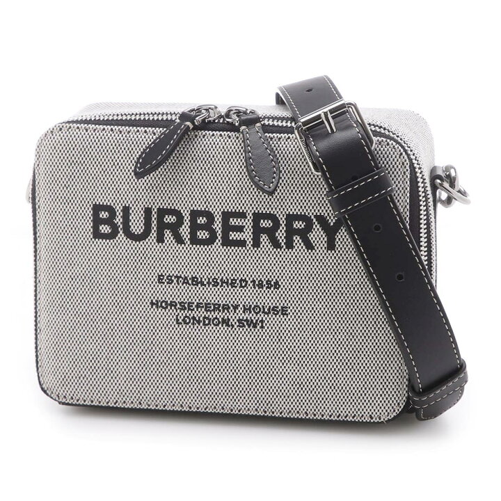 楽天市場 バーバリー Burberry ショルダーバッグ ブラック メンズ Black Horseferry Print Canvas And Leather Crossbody Bag 返品送料無料 ラッピング無料 モダンブルー楽天市場店