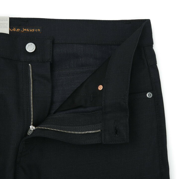 10400円 超可爱 ヌーディージーンズ nudie jeans co ジップフライ ジーンズ GRITTY JACKSON レングス32 大きいサイズあり ブラック メンズ gritty-jackson-113560