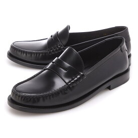 【アウトレット】サンローラン SAINT LAURENT ローファー ブラック 670232 1vuvv 1000 LE LOAFER 15【返品送料無料】[2022AW]