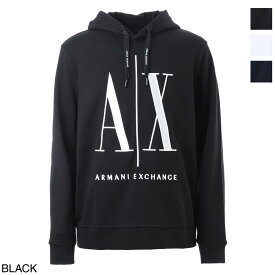 【4/25限定!当選確率1/2!MAX100%POINT BACK!※要エントリー】アルマーニエクスチェンジ ARMANI EXCHANGE スウェットパーカ メンズ 8nzmpc zj1zz 1200 ICON【返品送料無料】【ラッピング無料】[2023AW]