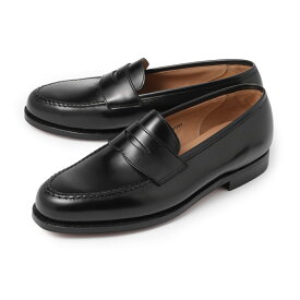 クロケット&ジョーンズ CROCKETT&JONES コインローファー ブラック メンズ 大きいサイズあり boston cavalrycalf black BOSTON 28363A-D11L1 ラスト 314【あす楽対応_関東】【返品送料無料】【ラッピング無料】