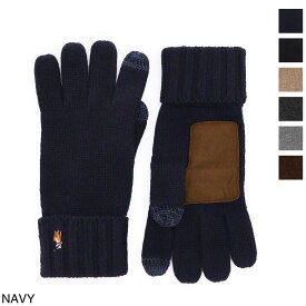 【ネコポス対応(1点まで)】ポロラルフローレン POLO RALPH LAUREN 手袋 グローブ メンズ pc0494 433 SIGNATURE MERINO TOUCH GLOVES W/ LEATHER PATCH【返品送料無料】[2025AW]