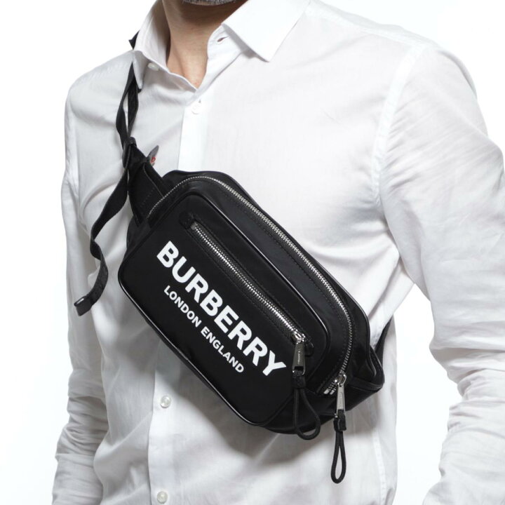 楽天市場】バーバリー BURBERRY ボディバッグ ウエストバッグ ブラック 