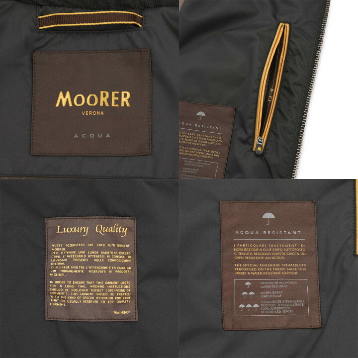楽天市場】ムーレー MOORER ボンバージャケット メンズ 大きいサイズ 