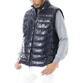 【4/18限定!当選確率1/2!MAX100%POINT BACK!※要エントリー】【アウトレット】モンクレール MONCLER ダウンベスト ブルー usedom 1a00036 595p7 7a9 USEDOM【返品送料無料】