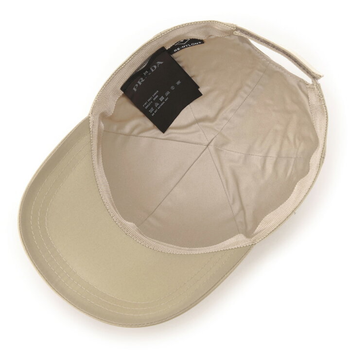 楽天市場】プラダ PRADA ベースボールキャップ ベージュ メンズ 2hc274