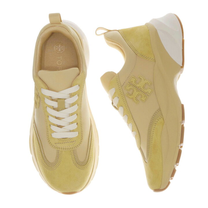 楽天市場 トリーバーチ Tory Burch スニーカー イエロー レディース 113 700 Good Luck Trainer あす楽対応 関東 返品送料無料 ラッピング無料 モダンブルー楽天市場店