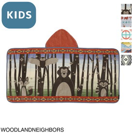 【3千円均一】ペンドルトン PENDLETON ベビータオル フーディッドベビータオル xb263 53436 woodlandneighborsmulti PRINTED HOODED BABY TOWEL【返品送料無料】【ラッピング無料】