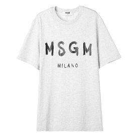 【5千円均一】【アウトレット】エムエスジーエム MSGM クルーネック Tシャツ グレー メンズ 2000mm510 200005 94【返品送料無料】【ラッピング無料】[2023SS]