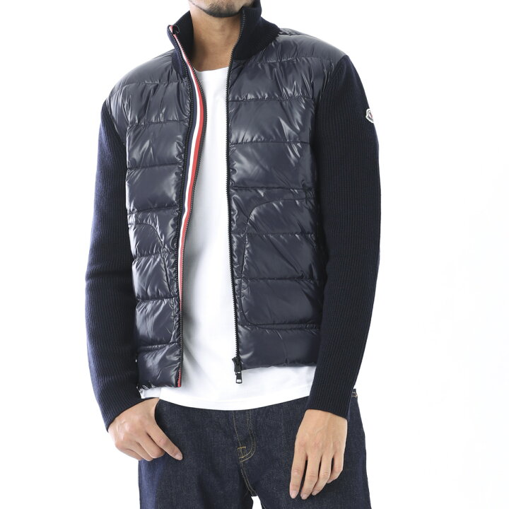 楽天市場】モンクレール MONCLER ニットコンビ ダウンジャケット 