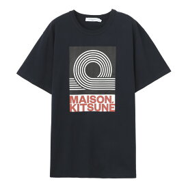 【6/1限定!当選確率1/2!MAX100%POINT BACK!※要エントリー】【アウトレット】メゾンキツネ MAISON KITSUNE クルーネック Tシャツ im00156kj0008 navy BLACK ANTHONY BURRILL CLASSIC TEE-SHIRT【返品送料無料】