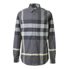 【アウトレット】【ラスト1点】バーバリー BURBERRY 長袖レギュラー グレー 8050329 sealgrey ip check【返品送料無料】