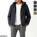 ムーレー MOORER ダウンブルゾン フーデッドブルゾン メンズ 大きいサイズあり albini pum darkblu ACQUA ALBINI-PUM【返品送料無料】