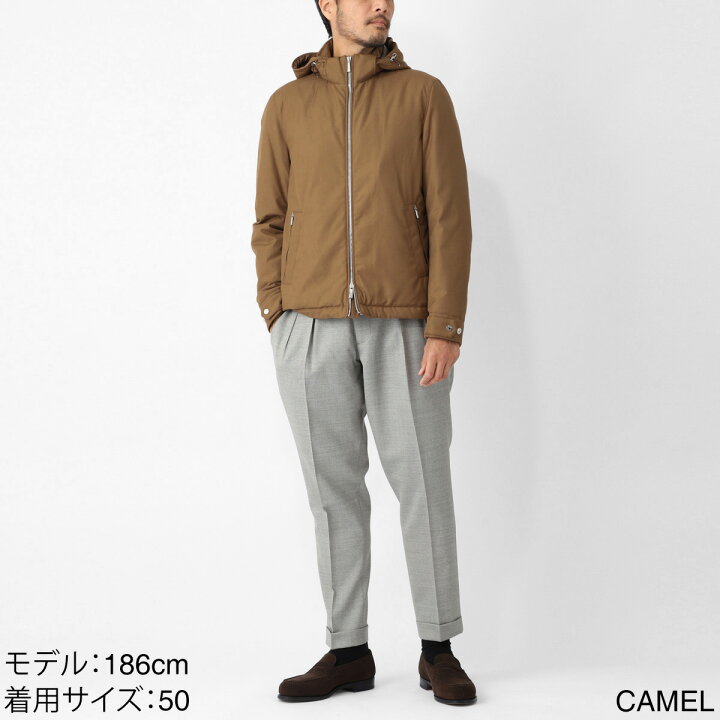 楽天市場】ムーレー MOORER ダウンブルゾン フーデッドブルゾン メンズ 