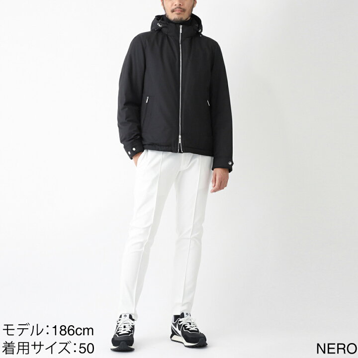 楽天市場】ムーレー MOORER ダウンブルゾン フーデッドブルゾン メンズ 