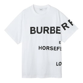 【4/20限定!当選確率1/2!MAX100%POINT BACK!※要エントリー】【アウトレット】バーバリー BURBERRY クルーネックTシャツ ホワイト 8040691 white HARLFORD【返品送料無料】[2023SS]