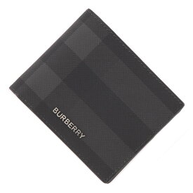 【アウトレット】バーバリー BURBERRY 2つ折り財布 グレー 8056704 charcoal HIPFOLD BRT【あす楽対応_関東】【返品送料無料】[2022AW]