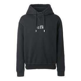 【アウトレット】【ラスト1点】ディースクエアード DSQUARED2 パーカ ブラック メンズ s79gu0010 s25516 965【返品送料無料】